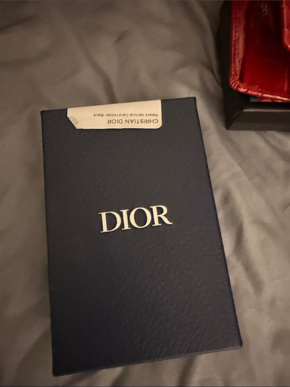 Dior Dark Blue Box with White DIOR Logo